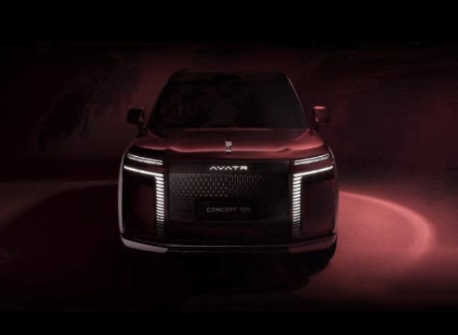 阿维塔 T09 概念版全球首秀:定位全新旗舰 SUV,配备四激光雷达 车型实拍