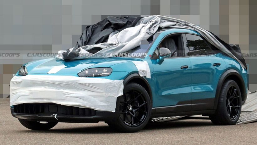 保时捷纯电卡宴 Coupe Turbo GT 谍照曝光:最高功率或超 895kW,2.4 秒破百