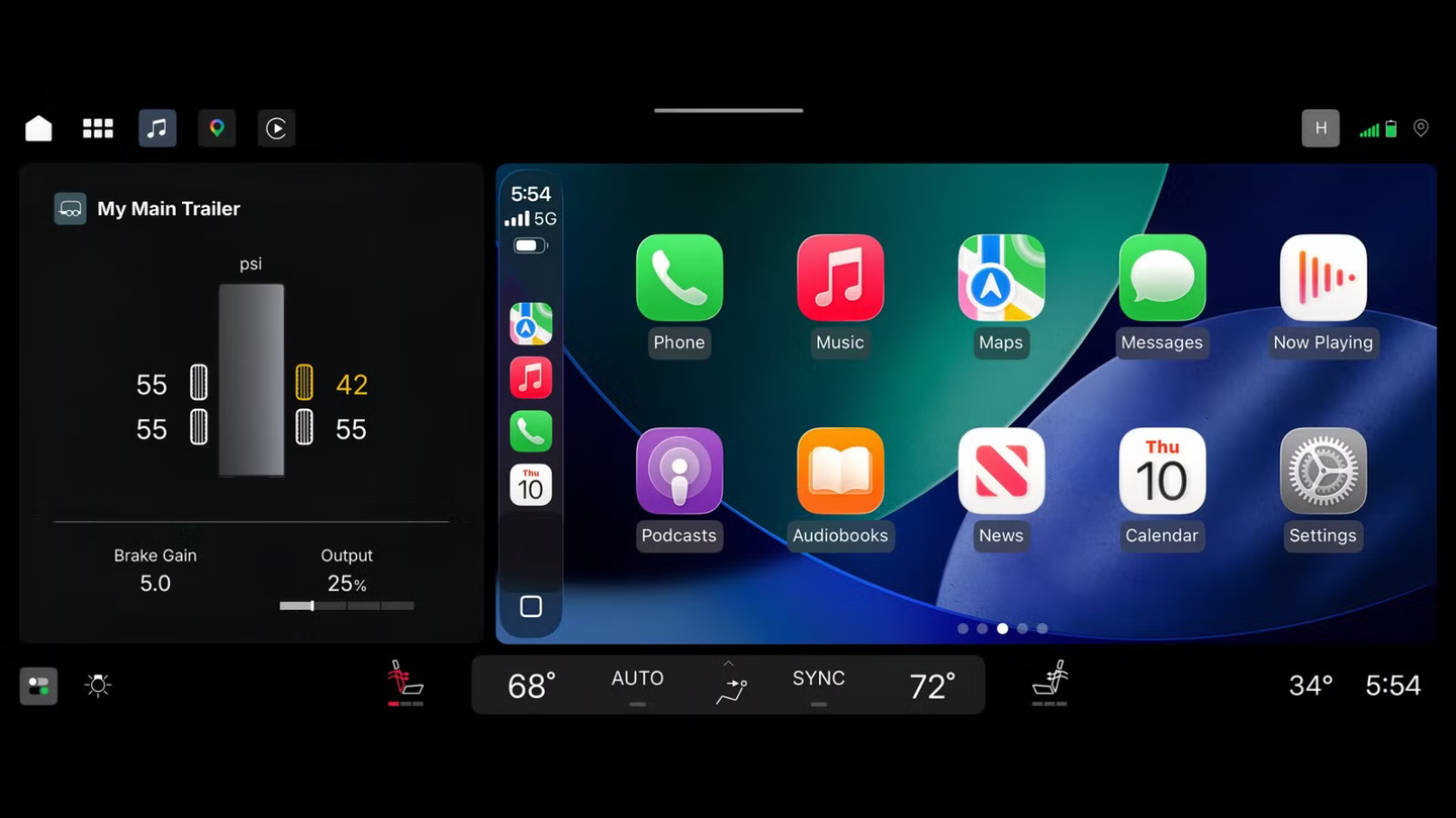 通用汽车推出 2027 款雪佛兰 Silverado 1500/GMC Sierra 1500 车型,将 CarPlay / Android Auto 整合入自家车机卡片